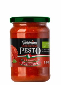 Pesto z suszonych pomidorów BIO 140 g od VITALIANA
