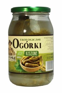 Ogórki kiszone BIO 820 g od OD ZENKA TRADYCYJNIE