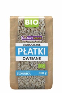 Płatki owsiane BIO 300 g od NATURAVENA