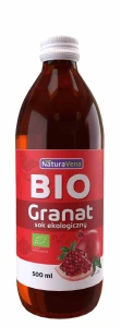 Sok z granatu 100 % BIO 500 ml od NATURAVENA