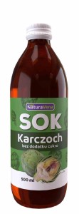 Sok z karczocha 100 % 500 ml od NATURAVENA