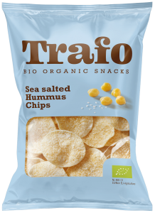 Chipsy z ciecierzycy z solą morską BIO 75 g od TRAFO