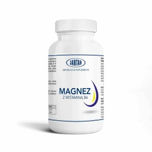 Magnez + witamina B6 60 kapsułek (100 mg + 1,4 mg) - JANTAR