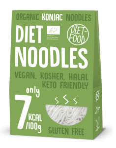 Makaron (konjac typu noodle) bezglutenowy BIO 385 g od DIET FOOD
