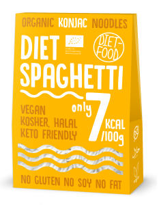 Makaron (konjac typu spaghetti) bezglutenowy BIO 385 g od DIET FOOD