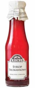 Syrop truskawkowy bezglutenowy 375 g (300 ml) od KROKUS