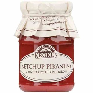 Ketchup pikantny bezglutenowy 180 g od KROKUS