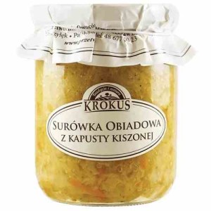 Surówka obiadowa z kapusty kiszonej 500 g od KROKUS