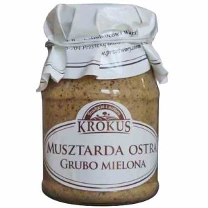 Musztarda ostra grubo mielona 180 g od KROKUS