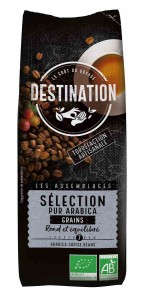 Kawa ziarnista arabica 100 % selection BIO 250 g od DESTINATION