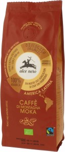 Kawa mielona arabica 100 % moka fair trade górska BIO 250 g od ALCE NERO