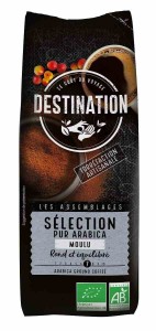 Kawa mielona arabica 100 % selection BIO 250 g od DESTINATION