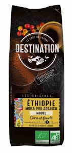 Kawa mielona arabica 100 % Etiopia fair for life BIO 250 g od DESTINATION