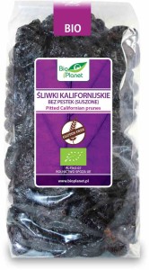 Śliwki kalifornijskie bez pestek bezglutenowe BIO 1 kg od BIO PLANET