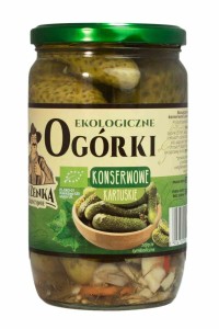 Ogórki konserwowe kartuskie BIO 670 g od OD ZENKA TRADYCYJNIE
