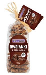 Ciastka owsianki z czekoladą 175 g - NATURAVENA