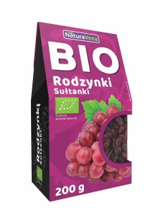 Rodzynki sułtanki BIO 200 g od NATURAVENA