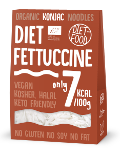 Makaron (konjac typu fettuccine) bezglutenowy BIO 385 g od DIET FOOD
