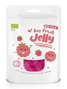 Żelki owocowe malinowe BIO 50 g od DIET FOOD