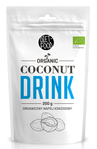 Coconut milk napój kokosowy w proszku BIO 200 g - DIET FOOD