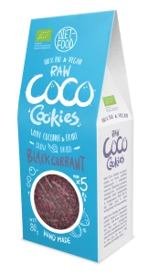 Ciastka kokosowe z czarną porzeczką BIO 80 g - DIET FOOD