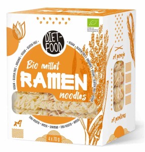 Makaron (jaglany) ramen bezglutenowy BIO 280 g od DIET FOOD