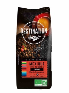 Kawa ziarnista arabica 100 % meksyk fair for life BIO 1 kg od DESTINATION