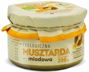 Musztarda miodowa BIO 200 g od DARY NATURY