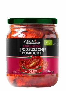 Pomidory podsuszone w oleju BIO 190 g od VITALIANA