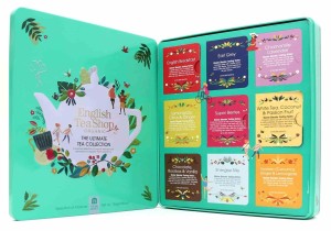 Mega zestaw herbat i herbatek codziennych BIO w puszce (9 smaków) (72 x 1,8 g) 136 g od ENGLISH TEA SHOP ORGANIC