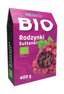 Rodzynki sułtanki BIO 400 g od NATURAVENA