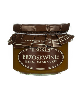 Brzoskwinie bez dodatku cukru 310 g od KROKUS