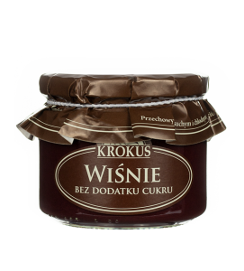 Wiśnie i jabłka bez dodatku cukru 310 g od KROKUS