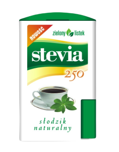 Stevia pastylki w dozowniku (250 szt) 13 g od ZIELONY LISTEK