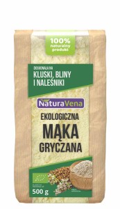 Mąka gryczana jasna BIO 500 g od NATURAVENA
