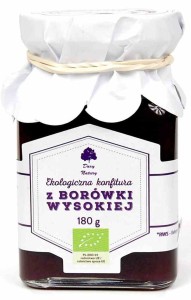 Konfitura z borówki BIO 180 g od DARY NATURY