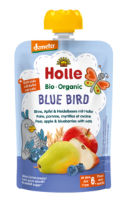Mus w tubce gruszka jabłko jagoda owies bez dodatku cukrów od 6 m-ca demeter BIO 100 g od HOLLE
