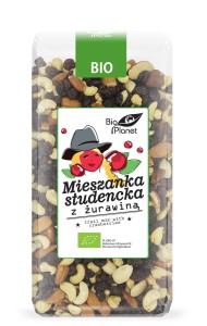 Mieszanka studencka z żurawiną BIO 400 g od BIO PLANET