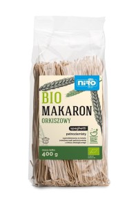 Makaron (orkiszowy razowy) spaghetti BIO 400 g od NIRO