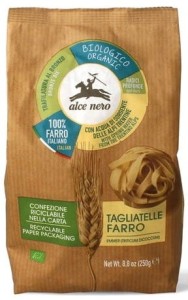 Makaron (z płaskurki) gniazda tagliatelle BIO 250 g od ALCE NERO