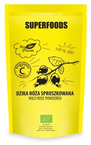 Dzika róża sproszkowana BIO 150 g od BIO PLANET