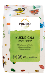 Mąka kukurydziana bezglutenowa BIO 450 g od PROBIO