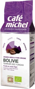 Kawa mielona arabica 100 % boliwia fair trade BIO 250 g od CAFE MICHEL