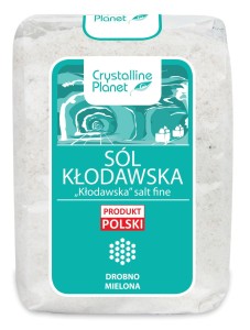 Sól kłodawska drobno mielona 600 g od CRYSTALLINE PLANET