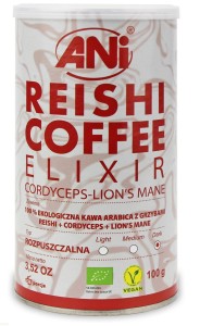 Kawa rozpuszczalna "reishi elixir" BIO 100 g od ANI