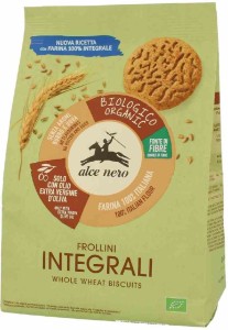 Herbatniki pełnoziarniste BIO 350 g od ALCE NERO