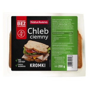 Chleb ciemny bezglutenowy 200 g od NATURAVENA