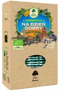 Herbatka na dzień dobry BIO (25 x 1,5 g) 37,5 g od DARY NATURY