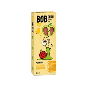 Przekąska jabłko gruszka bez dodatku cukru bezglutenowa 30 g od BOB SNAIL