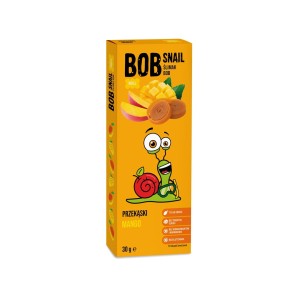 Przekąska mango bez dodatku cukru bezglutenowa 30 g od BOB SNAIL